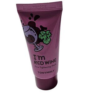 TonyMoly Im Red Wine Pore Tightening Mask Travel Size 15ml .5 fl oz  New